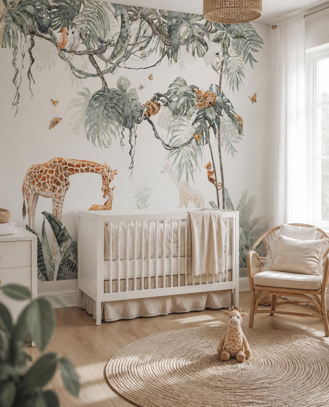 Jungle & savane — Papier peint panoramique sur mesure