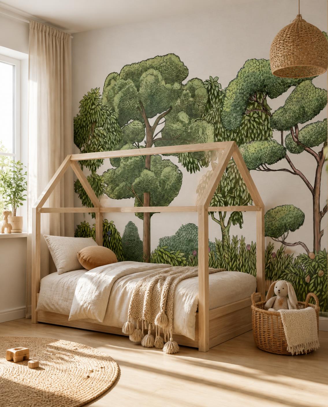 Forêt enchantée — Papier peint panoramique sur mesure