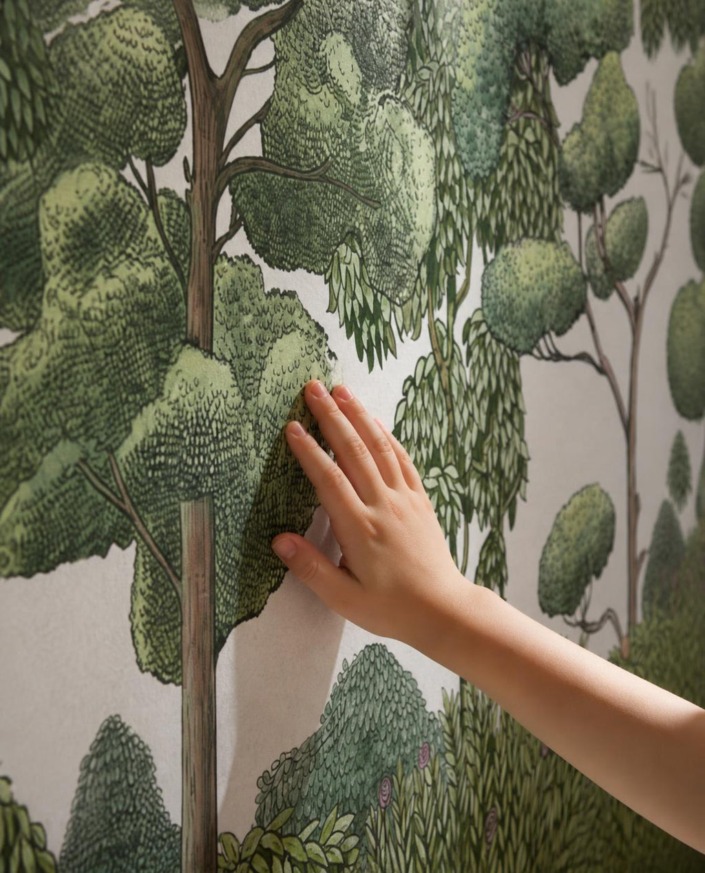 Forêt enchantée — Papier peint panoramique sur mesure