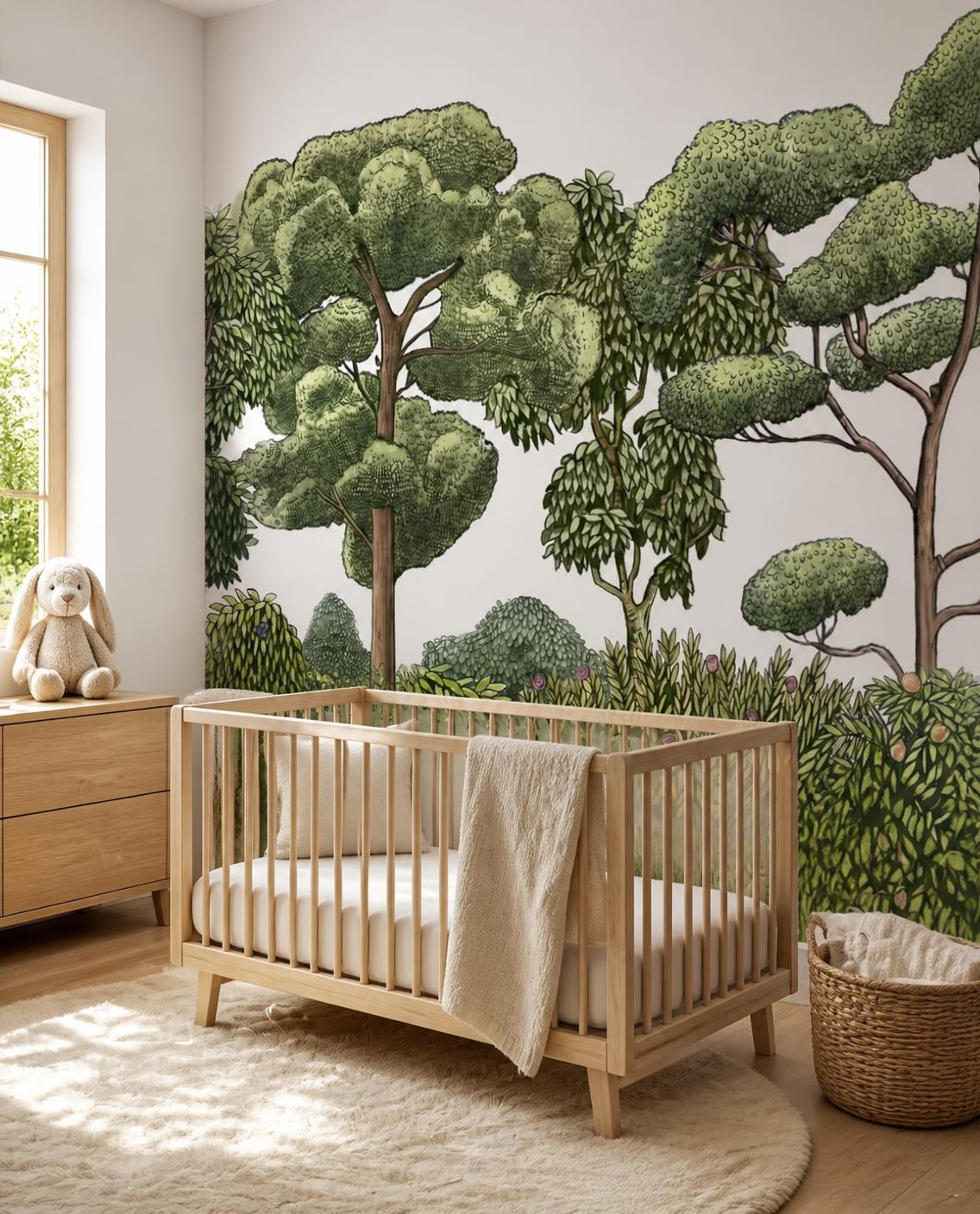 Forêt enchantée — Papier peint panoramique sur mesure